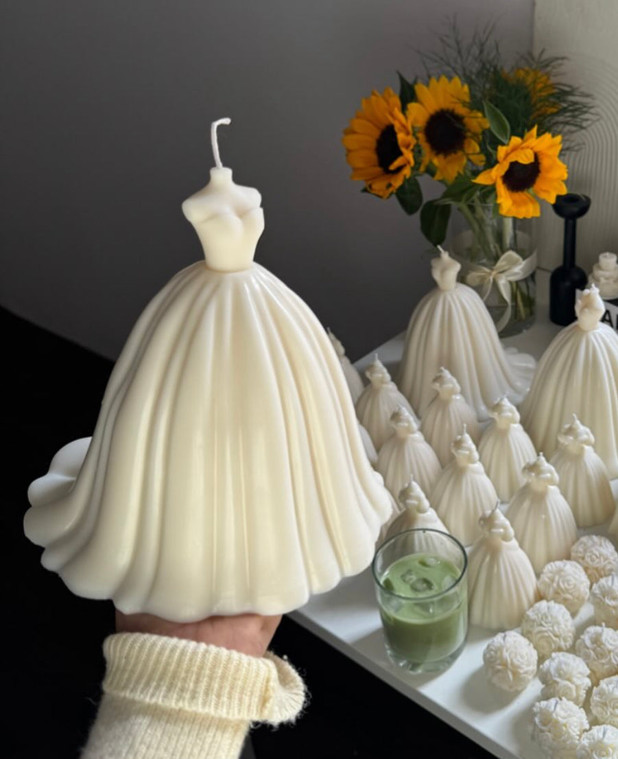 Xl bridal dress candle