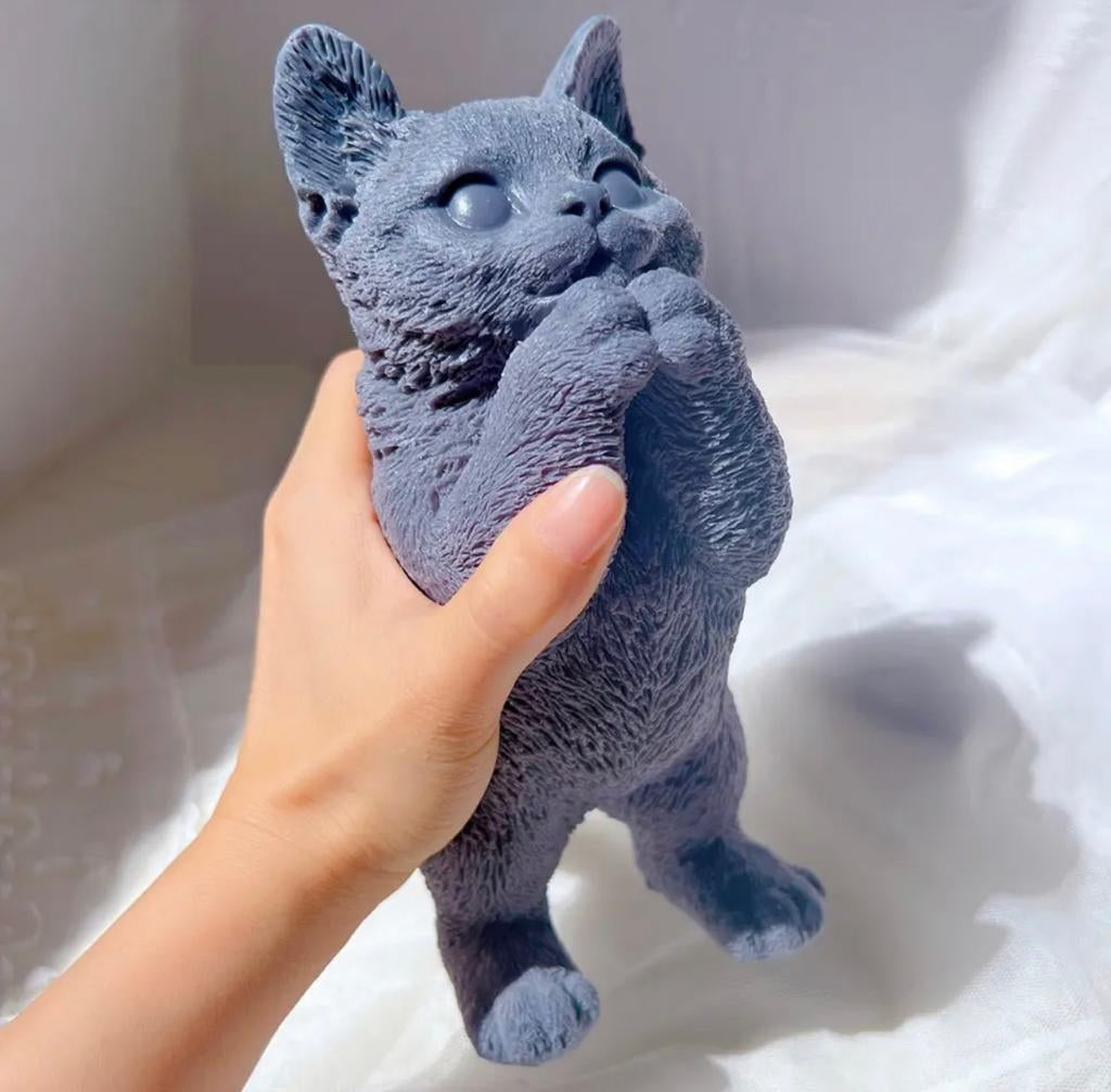 Big Cat Candle