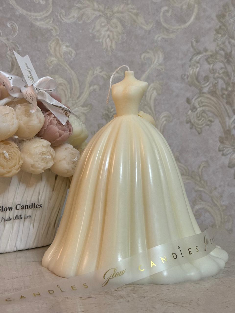 Xl bridal dress candle