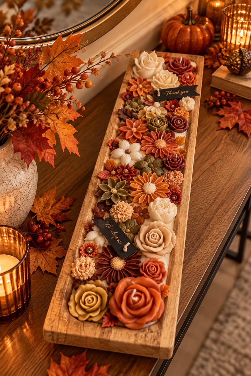Autumn Bamboo Tray 🍂🍁