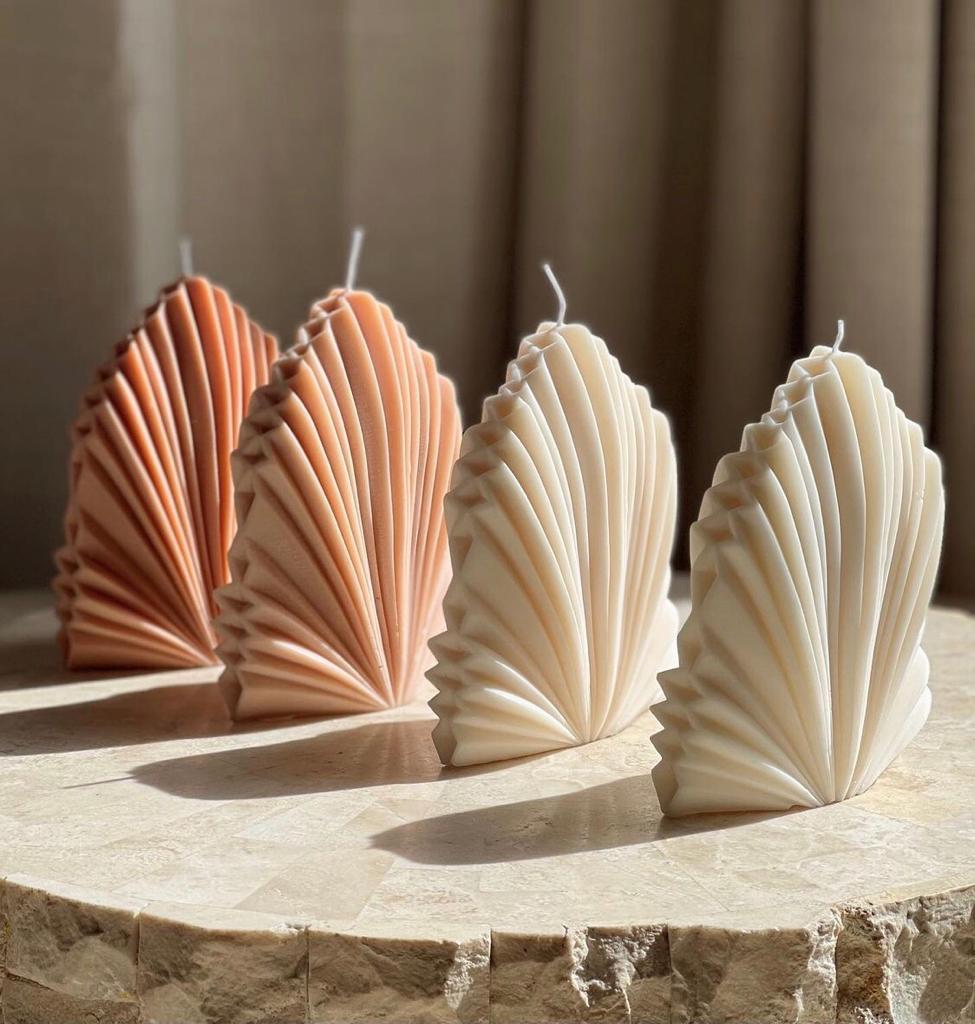 Palm leaf candle