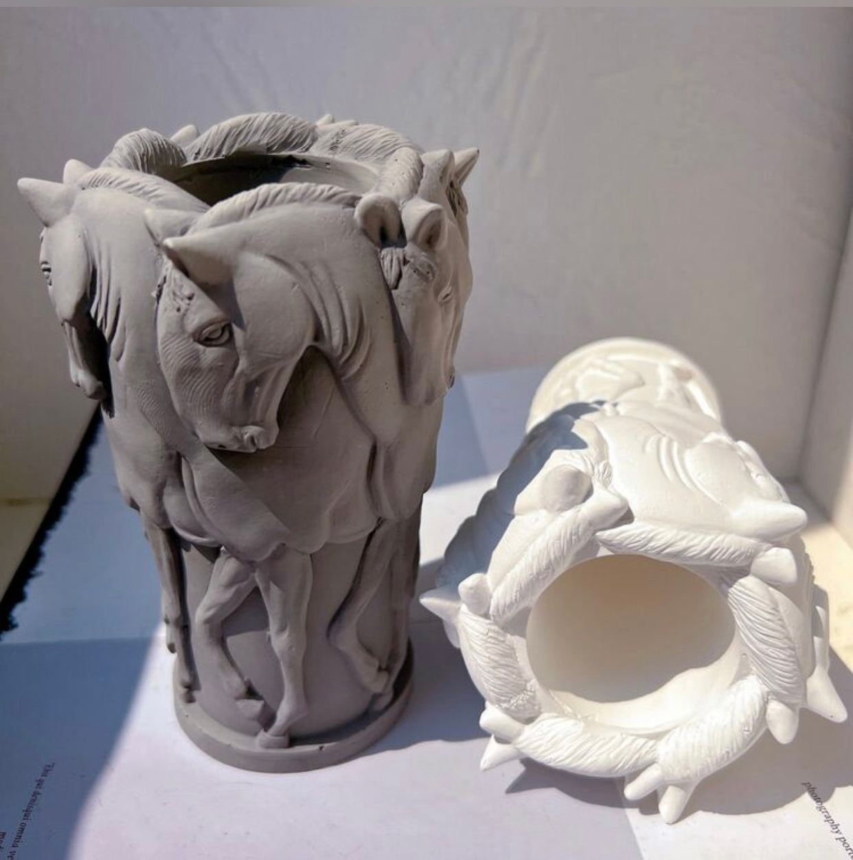 Horses vase