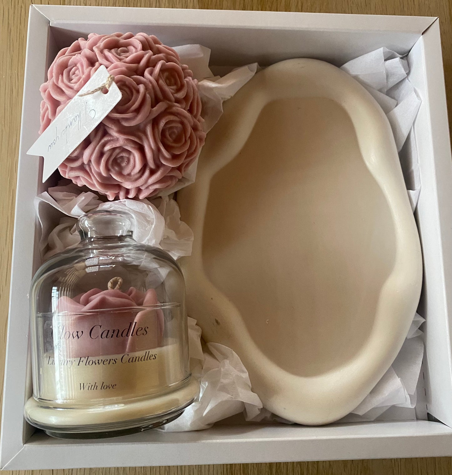 Gift box flower ball